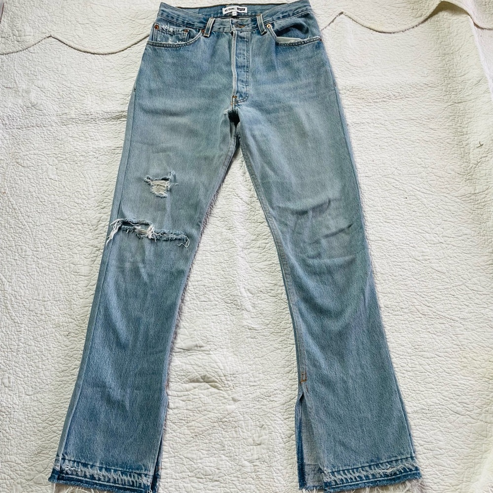 Re/done Levi The Elsa Jeans Sz 27 inseam 33"